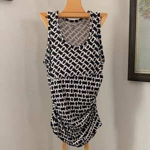 Diane von Furstenburg Silk Tank Top Size 6